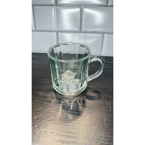 Lodge Cast Iron Logo 10oz Glass Coffee Mug by Luminarc New